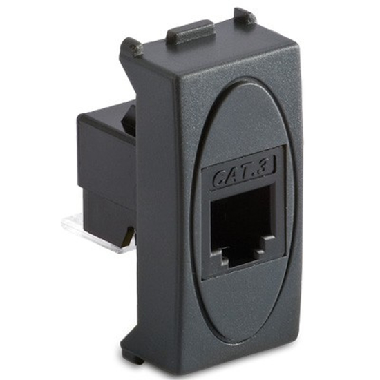 Immagine di MODO Presa RJ11 1 Plug 6-4 GRIGIO