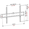 Immagine di QUADRO 2 - SUPPORTO A MURO FISSO TV 32" - 75"