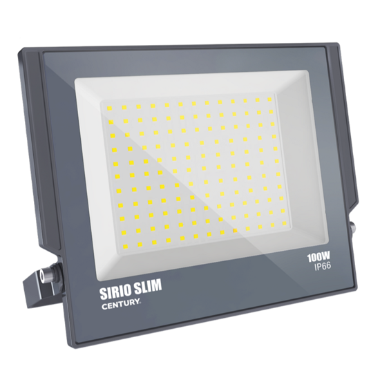 Immagine di PROIETTORE LED SIRIO SLIM 100W 4000K 10500LM IP66 GRIGIO