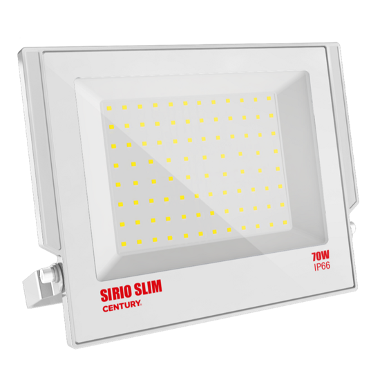 Immagine di PROIETTORE LED SIRIO SLIM 70W 4000K 7350LM IP66 BIANCO